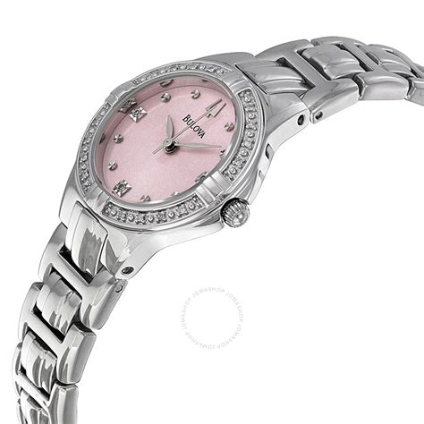 stainless steel ladies watch.